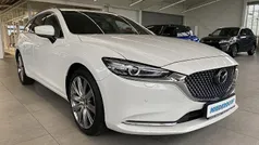 Rhodium white Gebraucht 2024 Mazda 6 Takumi-Line Kombi | 31.800 € (Fairer Preis)