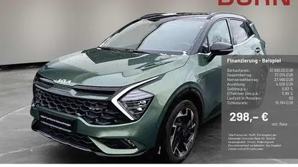 Grün Gebraucht 2022 Kia Sportage GT-Line SUV | 31.990 € (Fairer Preis)