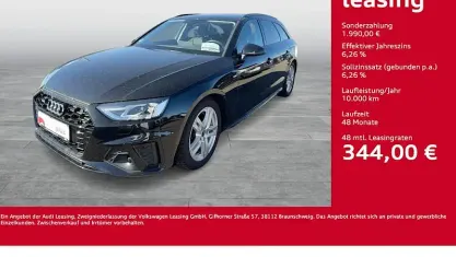 Używany Audi A4 S-Line 265 KM (194 kW) 2023 Czarny Kombi