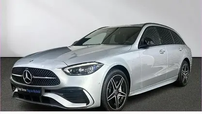 Lack hightechsilber Gebraucht 2024 Mercedes C300e AMG Kombi | 45.170 € (Fairer Preis)