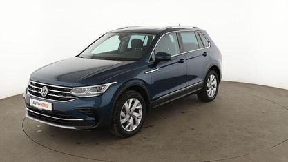 Second-hand VW Tiguan Elegance 190 CP (139 kW) 2021 Albastru SUV