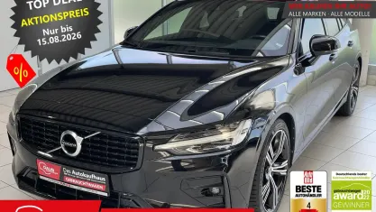 Gebraucht Volvo V60 R-Design 197 PS (144 kW) 2020 Onyx black / metallic Kombi