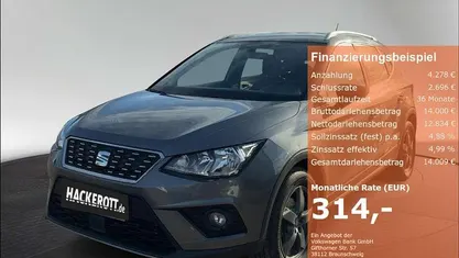 Grau Gebraucht 2018 Seat Arona XCELLENCE SUV | 14.380 € (Fairer Preis)