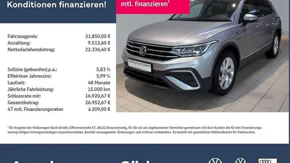 Gebraucht 2022 VW Tiguan Allspace Life SUV | 31.850 € (Guter Preis)