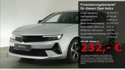 Gebraucht Opel Astra 131 PS (96 kW) 2024 Silber Kleinwagen