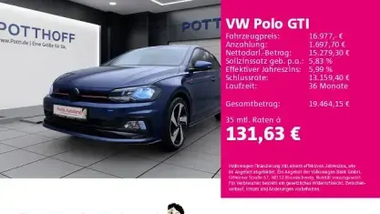 Gebraucht VW Polo GTI 200 PS (147 kW) 2020 Blau Kleinwagen
