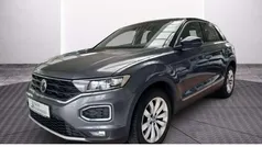 Indiumgrau metallic schwarz Gebraucht 2021 VW T-Roc Sport SUV | 23.889 € (Fairer Preis)