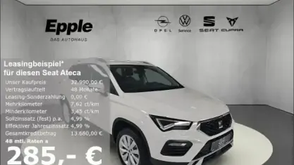 Neu Seat Ateca 150 PS (110 kW) 2026 Weiss SUV