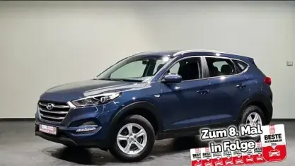 Gebraucht Hyundai Tucson Classic 132 PS (97 kW) 2017 Blau, stargazing blue mineraleffekt SUV