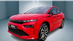 Velvetrot metallic (rot) metallic Gebraucht 2025 Skoda Enyaq iV SportLine SUV | 54.770 € (Fairer Preis)