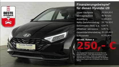 Schwarz Gebraucht 2025 Hyundai i20 Trend Kleinwagen | 21.924 € (Fairer Preis)