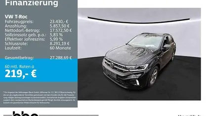 Gebraucht VW T-Roc R-line 110 PS (80 kW) 2024 SUV