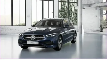 Gebraucht Mercedes C220 Avantgarde 200 PS (147 kW) 2023 Blau Limousine