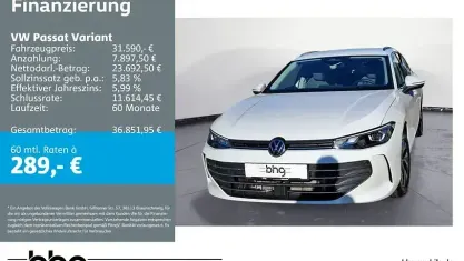 Gebraucht VW Passat Business 150 PS (110 kW) 2024 Weiss Kombi