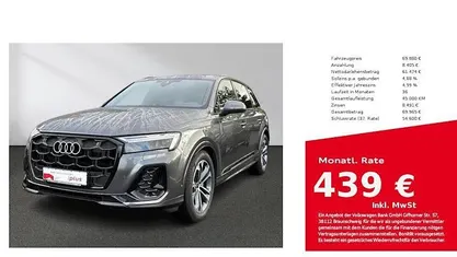Daytonagrau perleffekt Gebraucht 2025 Audi Q7 S-Line SUV | 69.880 € (Superpreis)