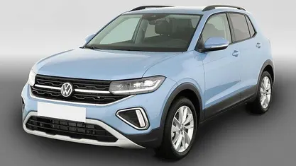 Clear blue metallic Neu 2025 VW T-Cross Life SUV | 28.295 € (Fairer Preis)