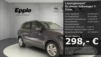 Grau Neu 2025 VW T-Cross Life SUV | 26.690 € (Guter Preis)