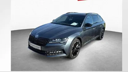 Quarzgrau metallic Gebraucht 2022 Skoda Superb SportLine Kombi | 32.860 € (Guter Preis)