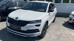 Moon weiss metallic Gebraucht 2020 Skoda Karoq SportLine SUV | 27.445 € (Fairer Preis)