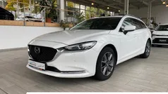 Weiss Gebraucht 2024 Mazda 6 Exclusive-Line Kombi | 27.990 € (Fairer Preis)