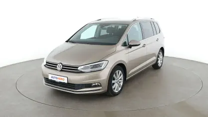 Gebraucht VW Touran Highline 150 PS (110 kW) 2017 Beige Van / Kleinbus