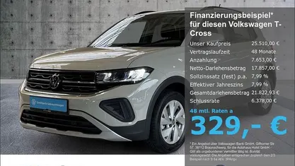 Grau Gebraucht 2025 VW T-Cross IQ Drive SUV | 25.510 € (Fairer Preis)