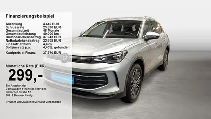 Oyster silver Gebraucht 2024 VW Tiguan Life SUV | 37.370 € (Fairer Preis)