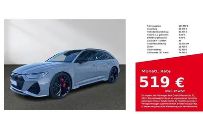 Gebraucht 2022 Audi RS6 Ambiente Kombi | 107.880 € (Teuer)