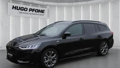 Schwarz Gebraucht 2024 Ford Focus ST-Line X Kombi | 24.450 € (Fairer Preis)
