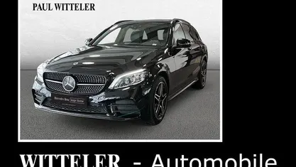Lack obsidianschwarz Gebraucht 2020 Mercedes C300 AMG line Limousine | 30.980 € (Fairer Preis)