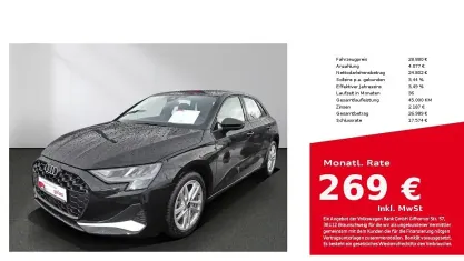 Usata Audi A3 Advanced Plus 116 CV (85 kW) 2025 Nero Berlina