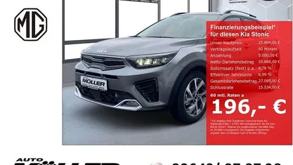 Neu Kia Stonic GT-Line 101 PS (74 kW) 2025 Grau SUV