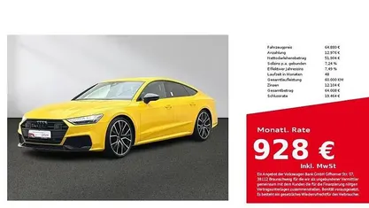 Gebraucht Audi S7 Ambiente 344 PS (253 kW) 2023 Gelb Kleinwagen