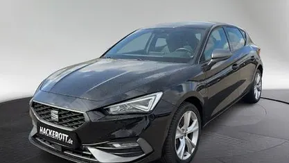 Używany Seat Leon FR 204 KM (150 kW) 2022 Czarny Sedan/Limuzyna