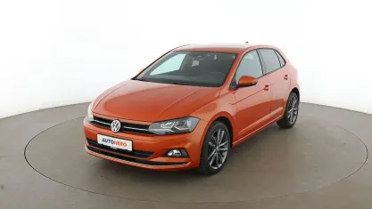 Gebraucht VW Polo Highline 95 PS (69 kW) 2018 Orange Kleinwagen