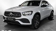 Designo diamantweiß bright Gebraucht 2022 Mercedes GLC300e AMG Coupé | 42.990 € (Etwas zu teuer)