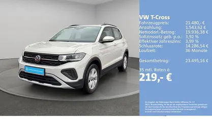 Gebraucht VW T-Cross Life 95 PS (69 kW) 2024 Ascotgrau SUV
