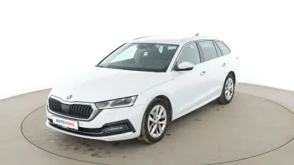 Brugt Skoda Octavia First Edition 150 HK (110 kW) 2021 Hvid Stationcar