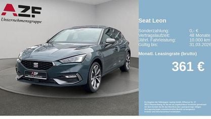 Neu Seat Leon FR 150 PS (110 kW) 2025 Fiord blau Kombi