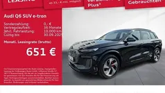 Schwarz Gebraucht 2024 Audi Q6 e-tron S-Line SUV | 65.490 € (Superpreis)