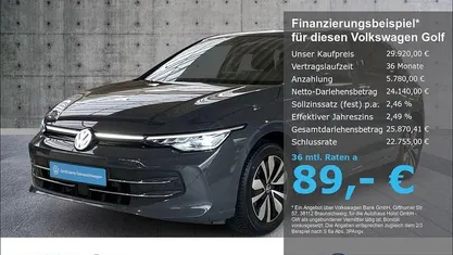 Gebraucht VW Golf VIII Goal 150 PS (110 kW) 2025 Grau Limousine