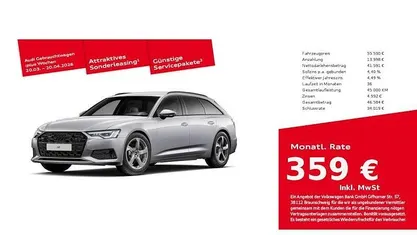 Gebraucht Audi A6 Advanced Plus 245 PS (180 kW) 2025 Florettsilber metallic Kombi