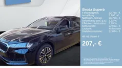 Schwarz Gebraucht 2024 Skoda Superb Selection Kombi | 32.780 € (Guter Preis)
