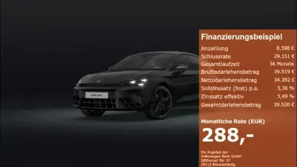 Neu Cupra Leon VZ 272 PS (200 kW) 2026 Schwarz Limousine