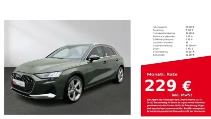Usata Audi A3 Advanced Plus 116 CV (85 kW) 2025 Verde Berlina