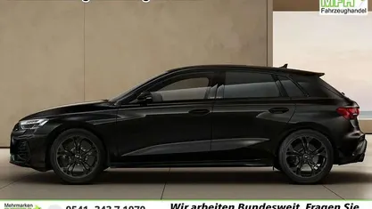 Mythosschwarz metallic Neu 2025 Audi S3 Limousine | 51.740 € (Fairer Preis)