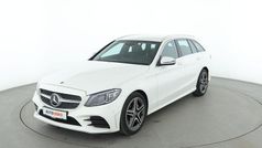 Weiß Gebraucht 2020 Mercedes C180 AMG line Kombi | 24.120 € (Guter Preis)
