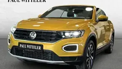 Gebraucht VW T-Roc Cabriolet Active 150 PS (110 kW) 2021 Gelb Cabrio