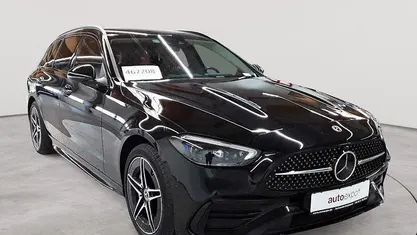 Gebraucht Mercedes C300e AMG line 204 PS (150 kW) 2023 Obsidianschwarz metallic Kombi