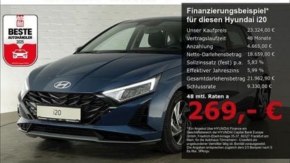 Nowe Hyundai i20 Trend 101 KM (74 kW) 2025 Niebieski Hatchback